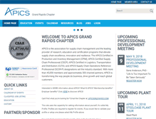Tablet Screenshot of apics-gr.org